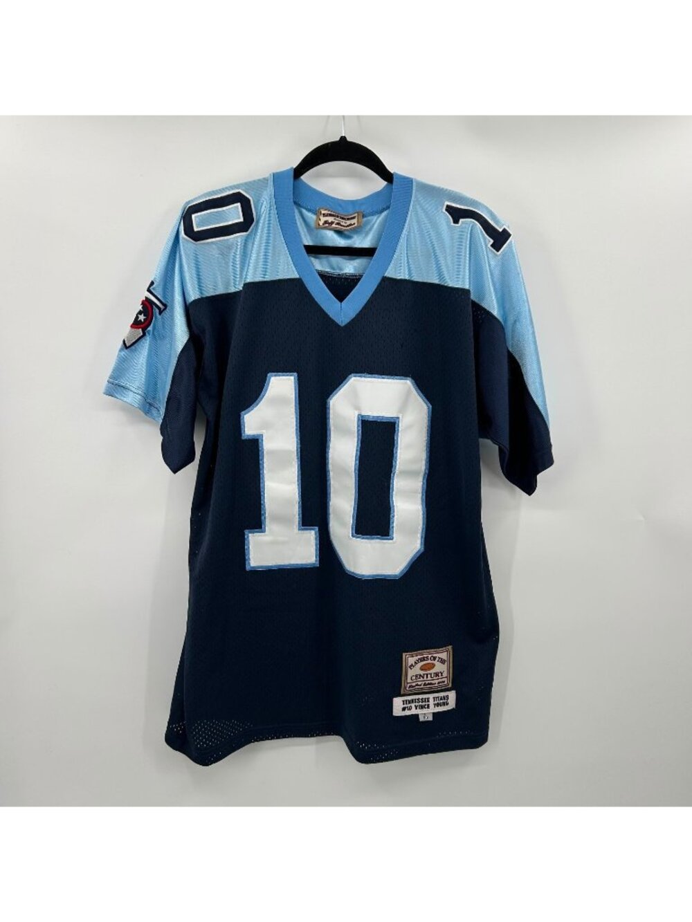 Tennessee Titans VTG Young Jeff Hamilton #10 Jersey Players of the Century Men L